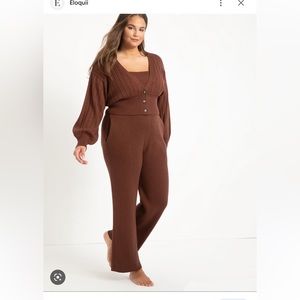 Eloquii Wedge Sweater Outfit - FULL OUTFIT - Brown